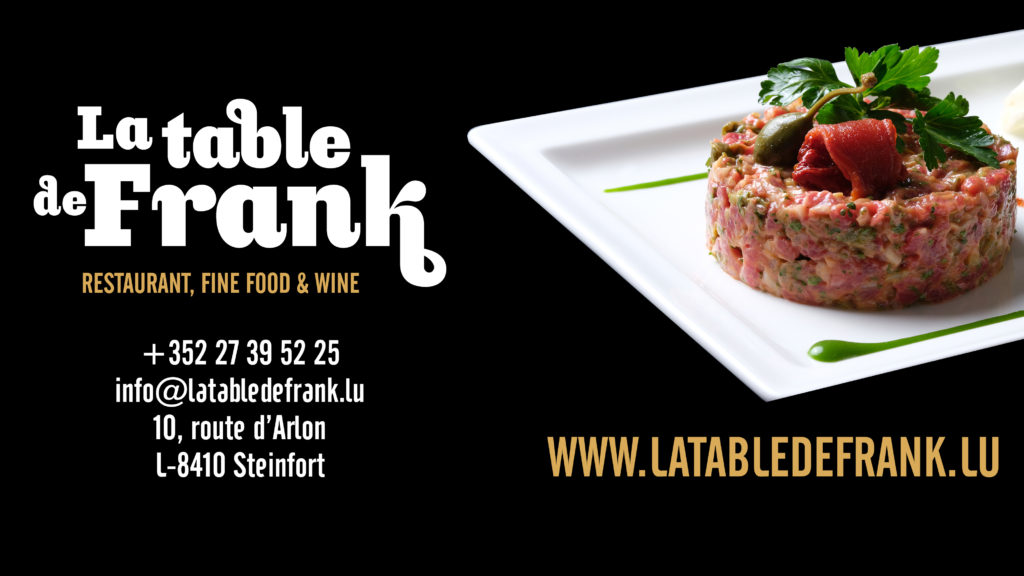 La Table de Frank publicité logo