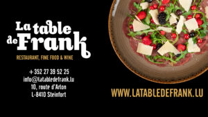 La Table de Frank publicité logo